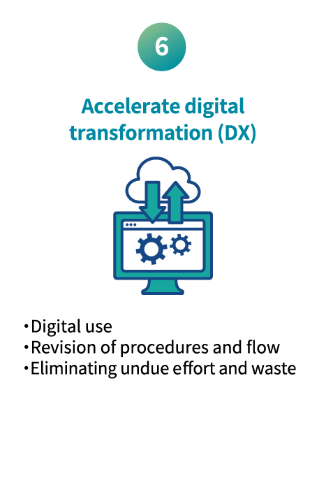 Accelerate digital transformation (DX)