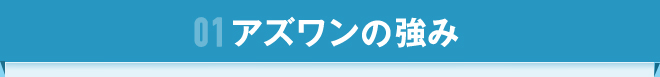 01 アズワンの強み